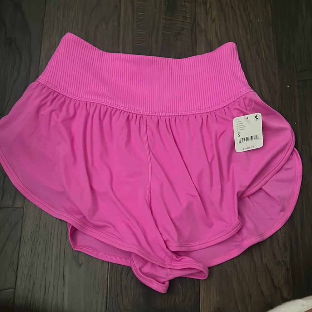 free people hot pink shorts with tag
